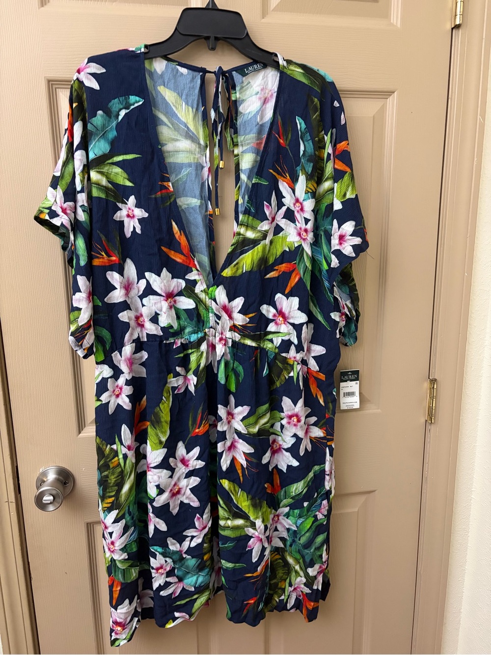 New Ralph Lauren Navy Floral Tropical swimwear